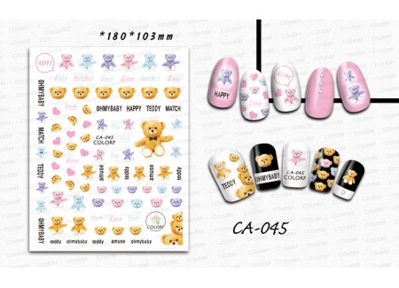 3D Nail Stickers - CA-045 3D Nail Stickers - CA-045