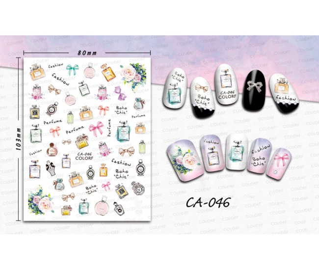 3D Nail Stickers | Love story Designs| CA-046