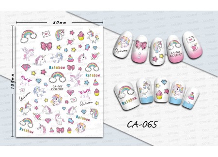 3D Nail Stickers - CA-065 3D Nail Stickers - CA-065
