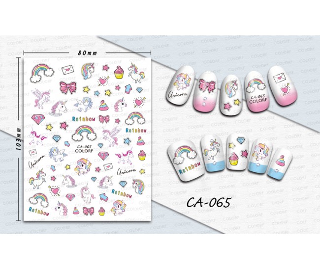 3D Nail Stickers | Love story Designs| CA-065