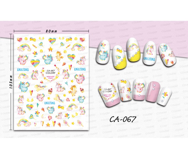 3D Nail Stickers | Love story Designs| CA-067