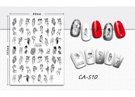 3D Nail Stickers - CA-510 3D Nail Stickers - CA-510