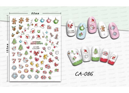 3D Nail Stickers - CA-086 3D Nail Stickers - CA-086