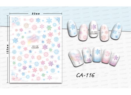 3D Nail Stickers - CA-116 3D Nail Stickers - CA-116