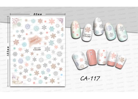 3D Nail Stickers - CA-117 3D Nail Stickers - CA-117