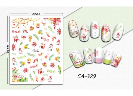 3D Nail Stickers - CA-329 3D Nail Stickers - CA-329