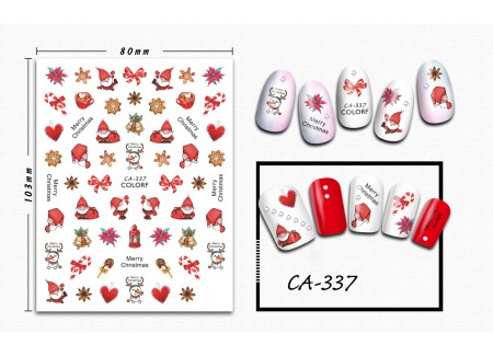 3D Nail Stickers - CA-337 3D Nail Stickers - CA-337