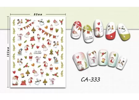 3D Nail Stickers - CA-333 3D Nail Stickers - CA-333