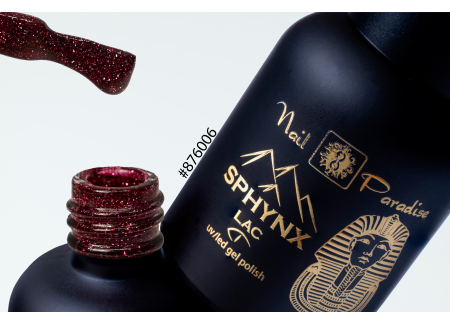 SPHYNX Lac Gel Polish - Disco Lac Ruby Red Reflective 10ml SPHYNX Lac Gel Polish - Disco Lac Ruby Red Reflective 10ml