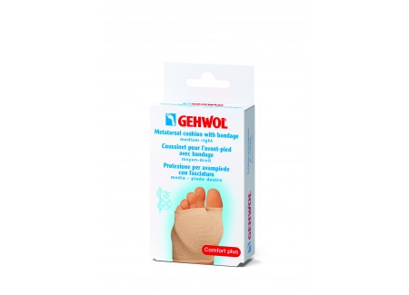 GEHWOL Metatarsal cushion with bandage 1pad right Medium GEHWOL Metatarsal cushion with bandage 1pad right Medium