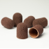 Pedicure Sanding Caps Brown 10pcs #F Grit