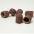 Pedicure Sanding Caps Brown 10pcs #M Grit