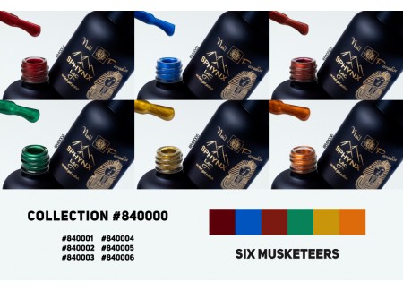 SPHYNX Lac Gel Polish Collection - Six Musketeers 60ml SPHYNX Lac Gel Polish Collection - Six Musketeers 60ml