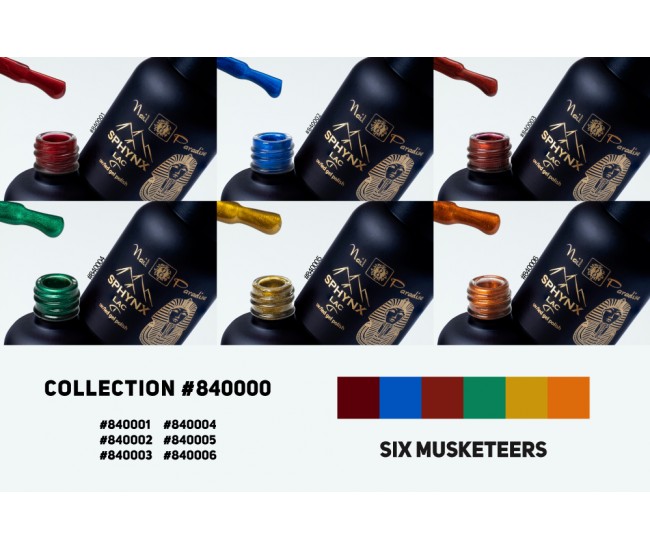 SPHYNX Lac Gel Polish Collection - Six Musketeers 60ml