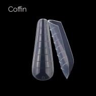 Top/Dual plastic nail forms - Coffin 120pcs  Top/Dual plastic nail forms - Coffin 120pcs
