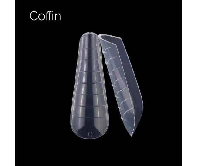 Soft Gel Tips - Form\Coffin 120pcs