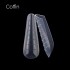 Top/Dual plastic nail forms - Coffin 120pcs 