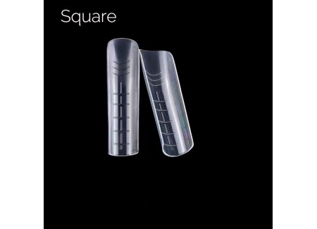 Top/Dual plastic nail forms - Square 120pcs  Top/Dual plastic nail forms - Square 120pcs