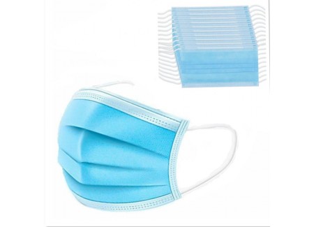 3-Ply Face Mask - Blue 50pcs 3-Ply Face Mask - Blue 50pcs