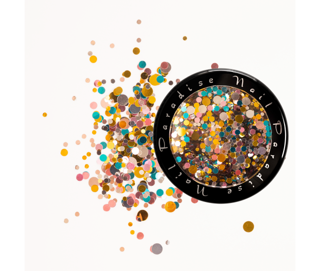 MALACHITE CASKET Collection 2. VERSAL|522002 Colorful Nail Art Glitter Round Shapes Confetti| - Nail & Eyelash Paradise