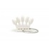 White Crown Nail Display with Ring 50pcs
