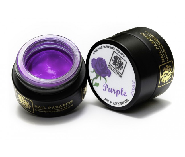 4D Plastecine Gel - Collection #2 - Purple - Nail & Eyelash Paradise