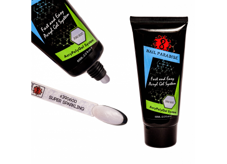 Super Sparkling Polygel with shimmer 390600 60ml Super Sparkling Polygel with shimmer 390600 60ml