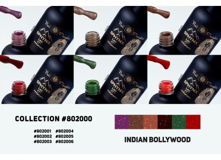 SPHYNX Lac Gel Polish Collection - Indian Bollywood 60ml SPHYNX Lac Gel Polish Collection - Indian Bollywood 60ml
