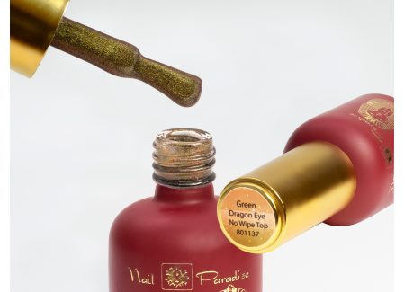 Top Coat - Green Dragon Eye no wipe 10ml Top Coat - Green Dragon Eye no wipe 10ml