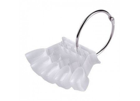 Clear Crown Nail Display with Ring 50pcs Clear Crown Nail Display with Ring 50pcs