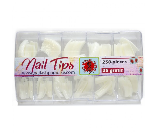 Nail Tips Box 250pcs. - Nail & Eyelash Paradise
