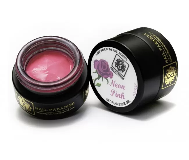 4D Plastecine Gel - Collection #3 - Neon Pink - Nail & Eyelash Paradise 4D Plastecine Gel - Collection #3 - Neon Pink - Nail & Eyelash Paradise
