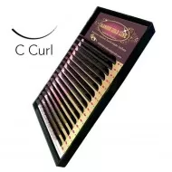 2tone C-curl 0,15/9mm Purple & Green