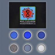 Acrylic Color Powder Collection - Frozen 36g Acrylic Color Powder Collection - Frozen 36g