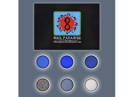 Acrylic Color Powder Collection - Frozen 36g Acrylic Color Powder Collection - Frozen 36g