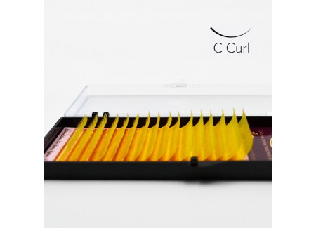 C-curl 0,07/9-16mm Mix Yellow C-curl 0,07/9-16mm Mix Yellow