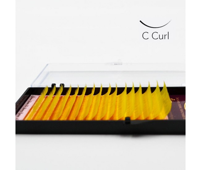 C-curl 0,07/9-16mm Mix Yellow