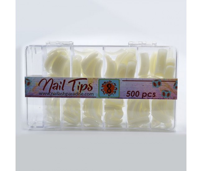 Nail Tips Box 500pcs. - Nail & Eyelash Paradise