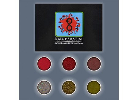 Acrylic Color Powder Collection - Christmas Eve 36g Acrylic Color Powder Collection - Christmas Eve 36g