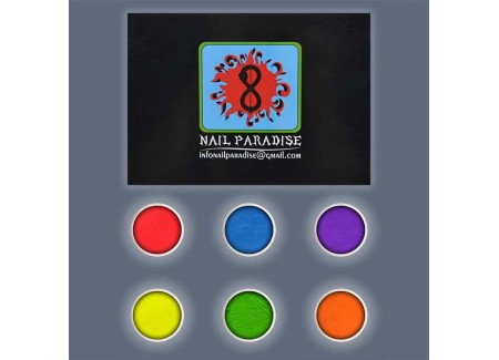 Acrylic Color Powder Collection - Neon Scream 36g Acrylic Color Powder Collection - Neon Scream 36g