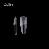 Soft Gel Tips 24 - Coffin 240pcs 