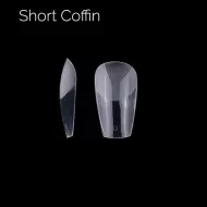 Soft Gel Tips 12 - Short Coffin 240pcs 