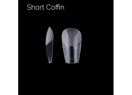 Soft Gel Tips 28 - Short Coffin 120pcs 